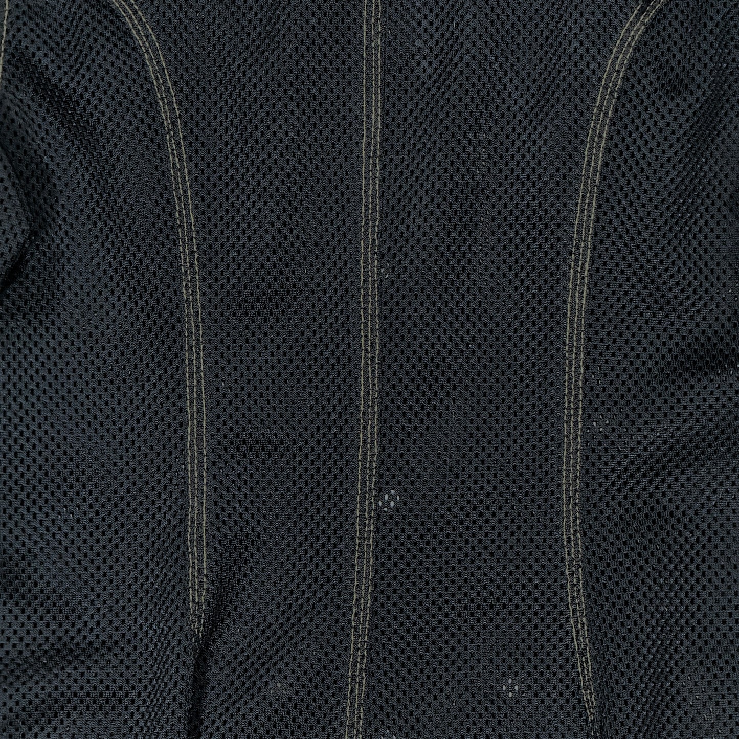 GAULTIER JEAN’S BLACK MESH ORANGE STITCH JACKET