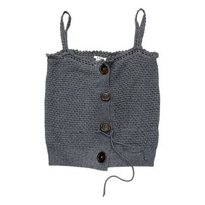 CHLOÉ GREY KNITTED TOP