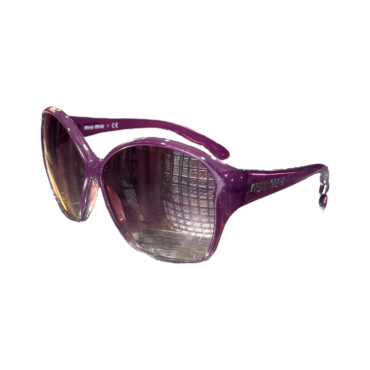MIU MIU GRADIENTS PURPLE SUNGLASSES