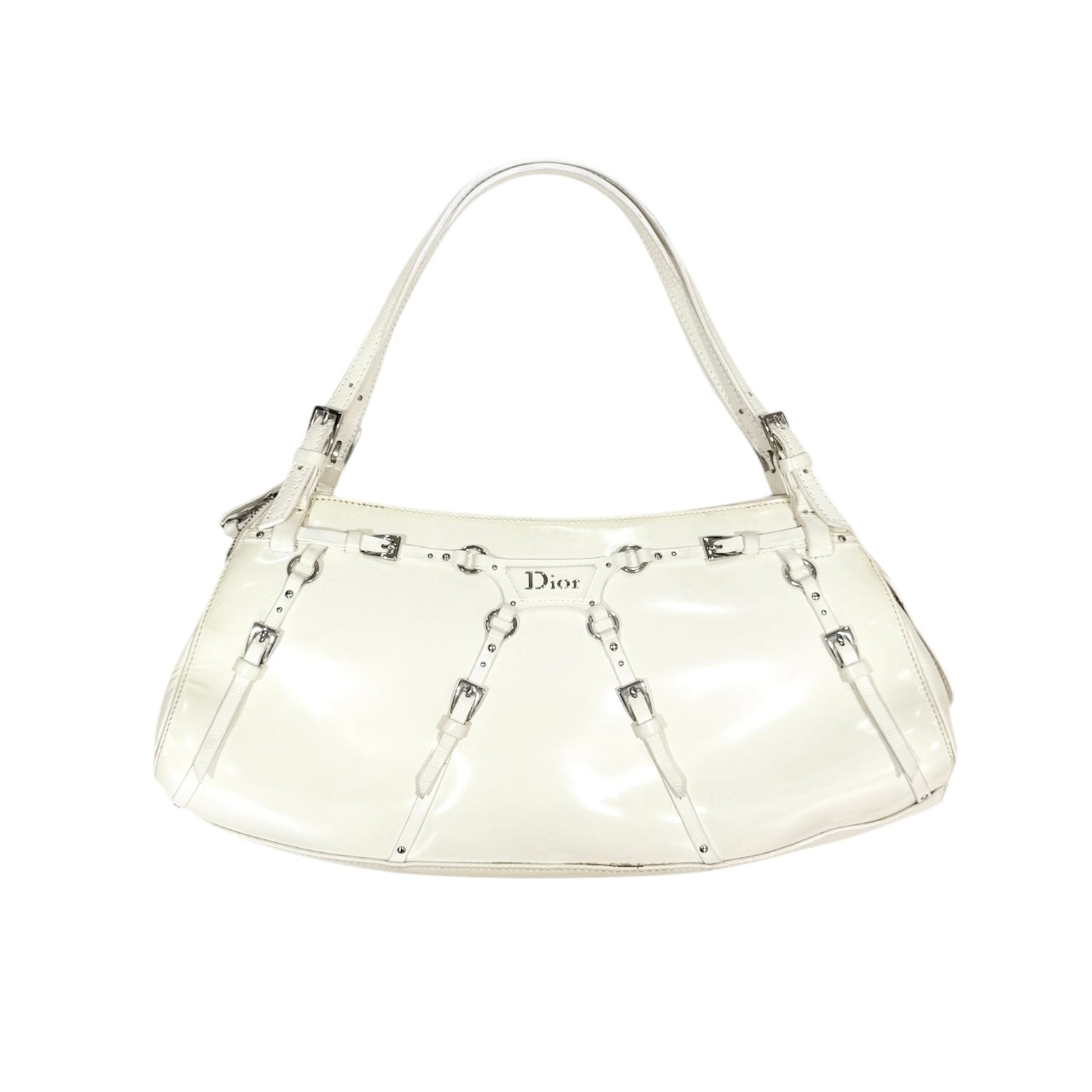 CHRISTIAN DIOR WHITE BONDAGE BAG