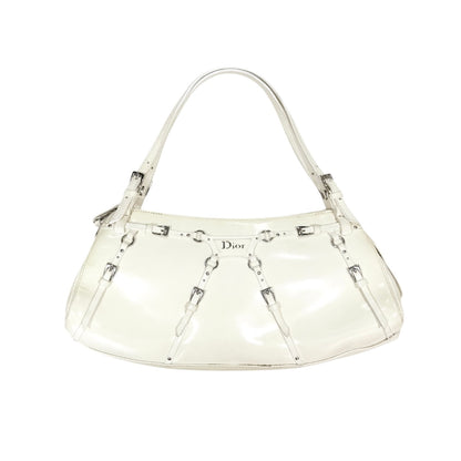 CHRISTIAN DIOR WHITE BONDAGE BAG
