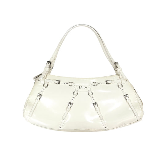 CHRISTIAN DIOR WHITE BONDAGE BAG