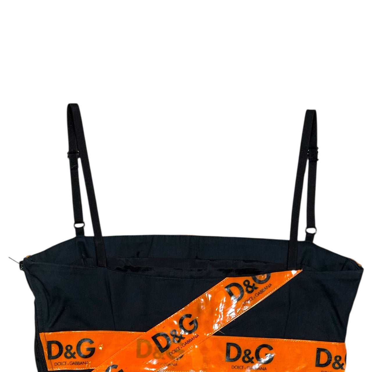 DOLCE&GABBANA CAUTION TAPE TOP