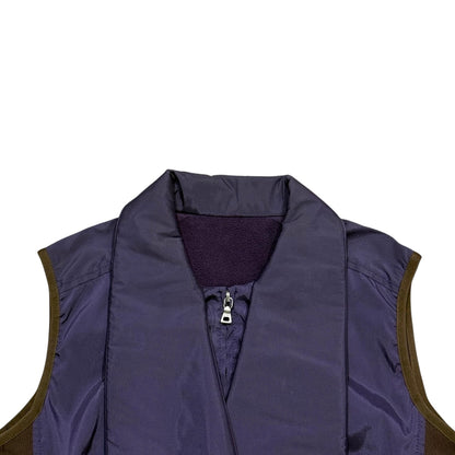 PRADA SPORT REVERSIBLE PURPLE NYLON VEST