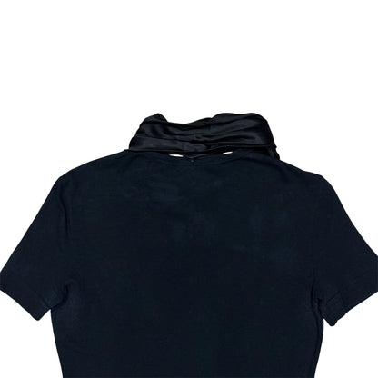 DOLCE & GABBANA “LUXURY” SILK SCARF TOP