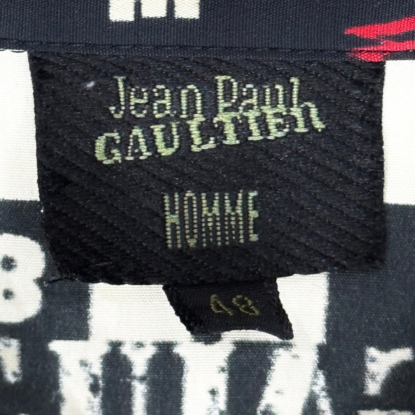 JEAN PAUL GAULTIER TYPO SHIRT