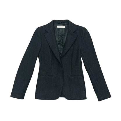 MIU MIU 2000S GREY WOOL BLAZER