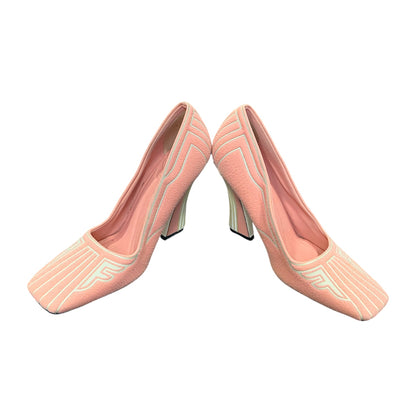 FENDI PINK NEOPRENE PUMPS