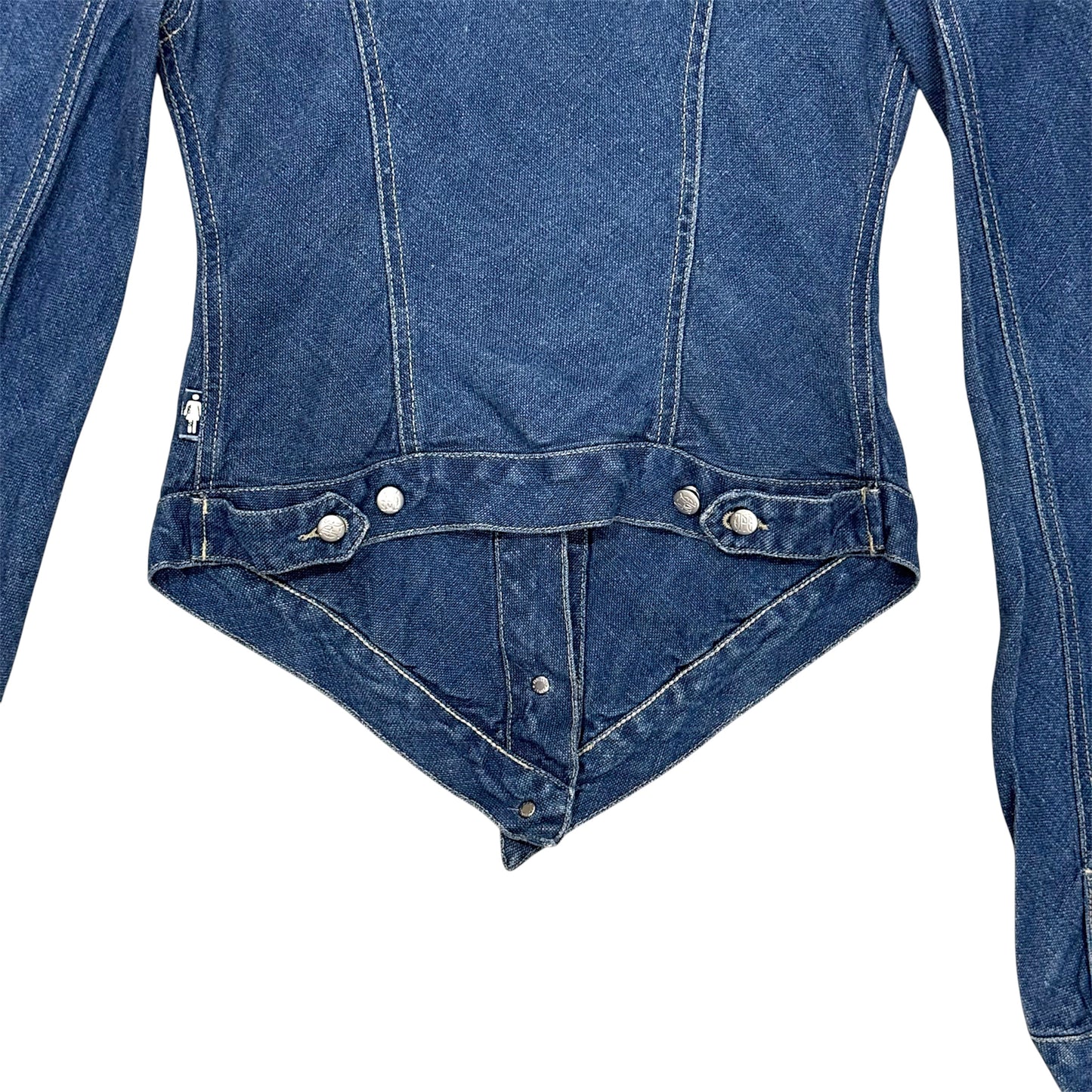 JEAN PAUL GAULTIER DENIM CURVE JACKET