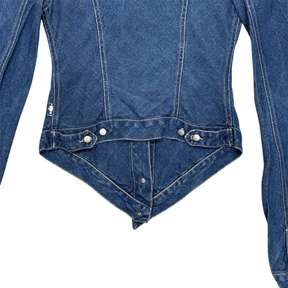 JEAN PAUL GAULTIER DENIM CURVE JACKET
