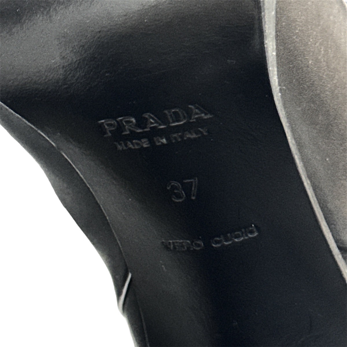 PRADA BLACK FUR HIGH BOOTS