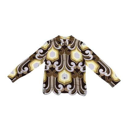 MIU MIU SS2005 SILK PATTERN SHIRT