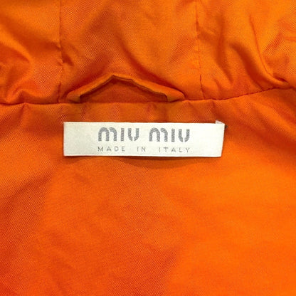 MIU MIU S/S 2000 ORANGE NYLON JACKET
