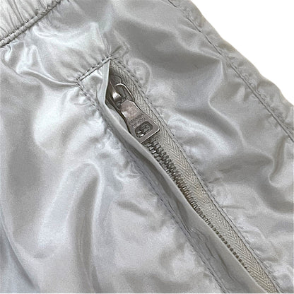 PRADA GREY NYLON SHORT