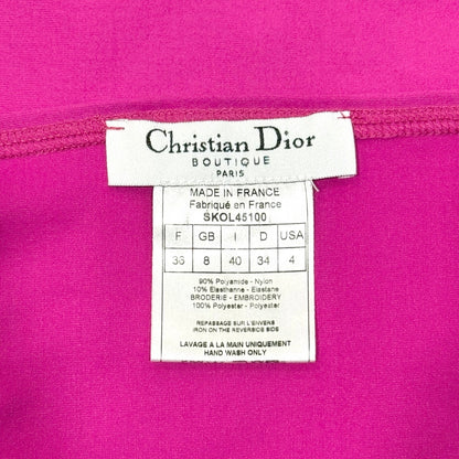 CHRISTAIN DIOR FW2004 “ I HEART DIOR” PINK LONG SLEEVE TOP