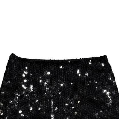 MOSCHINO BLACK SEQUIN SKIRT