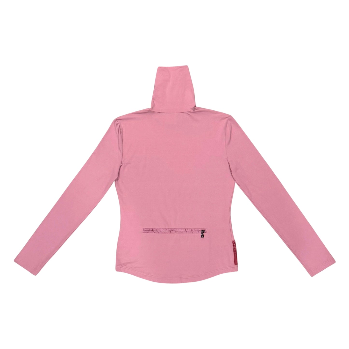 PRADA SPORT 00S PINK TURTLE NECK LOONG SLEEVE TOP