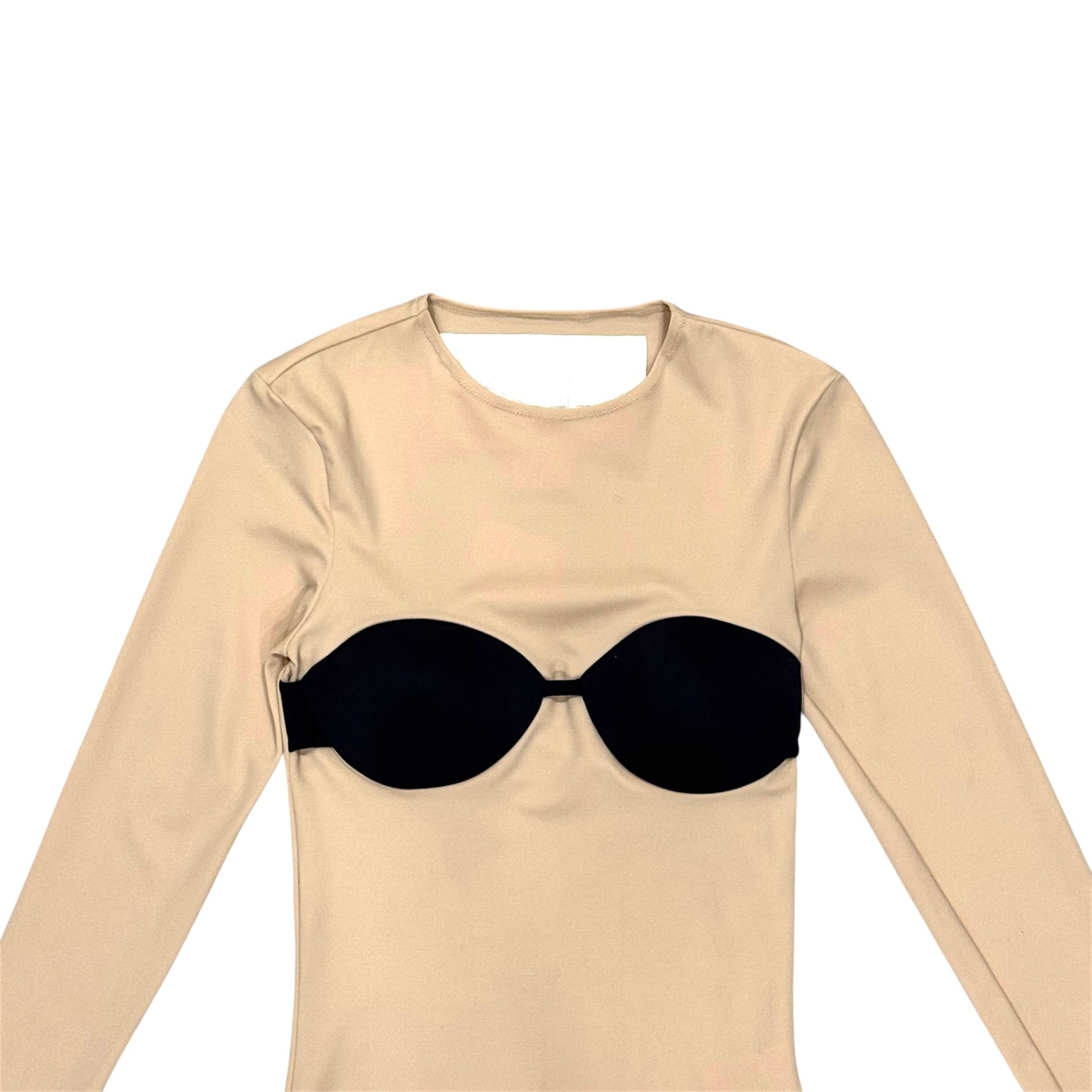 MASION MARGIELA X H&M BLACK BRA BODYSUIT