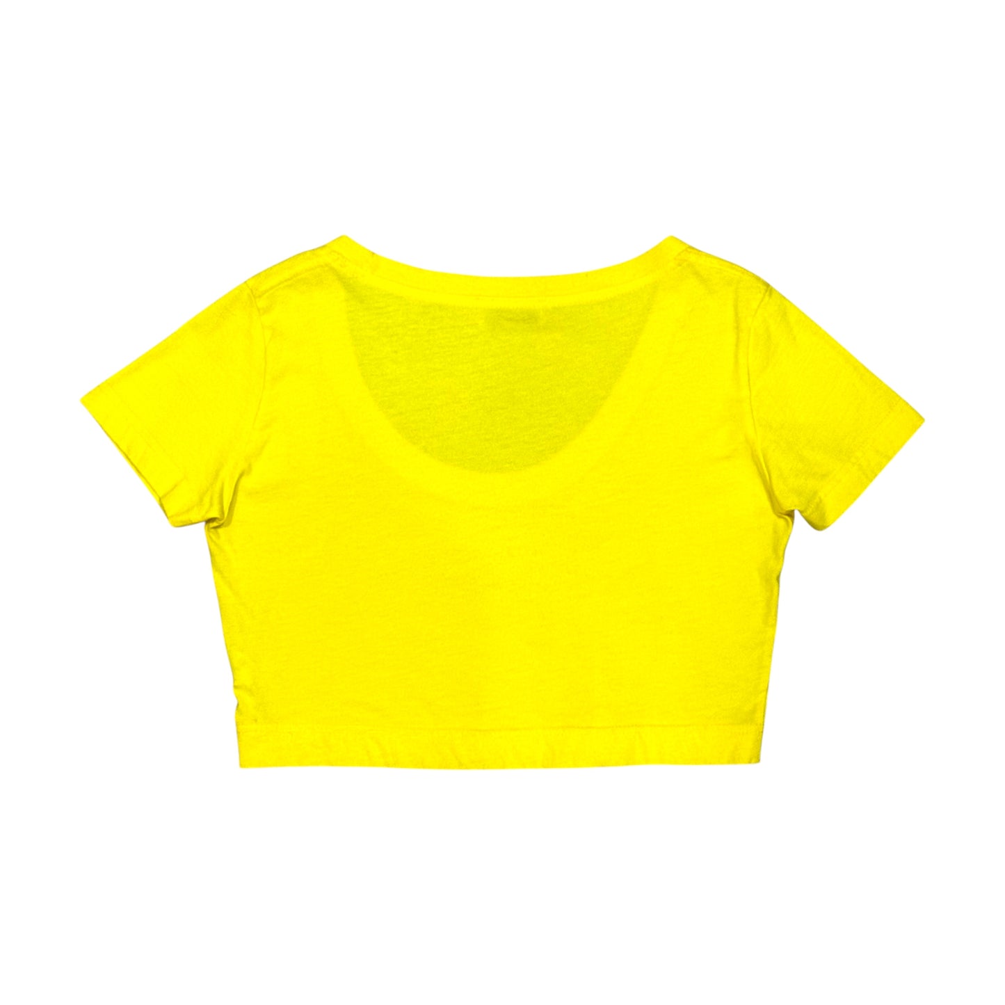 VERSACE SPORT NEON YELLOW CROP TOP
