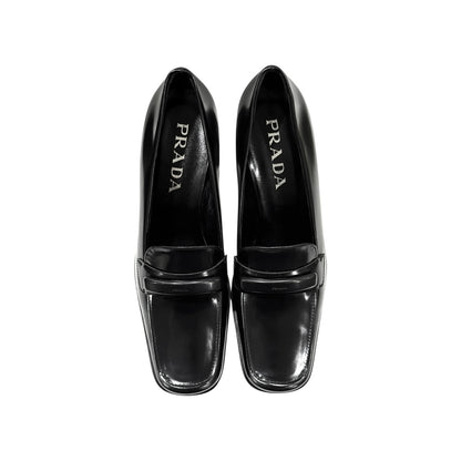 PRADA BLACK LOAFERS