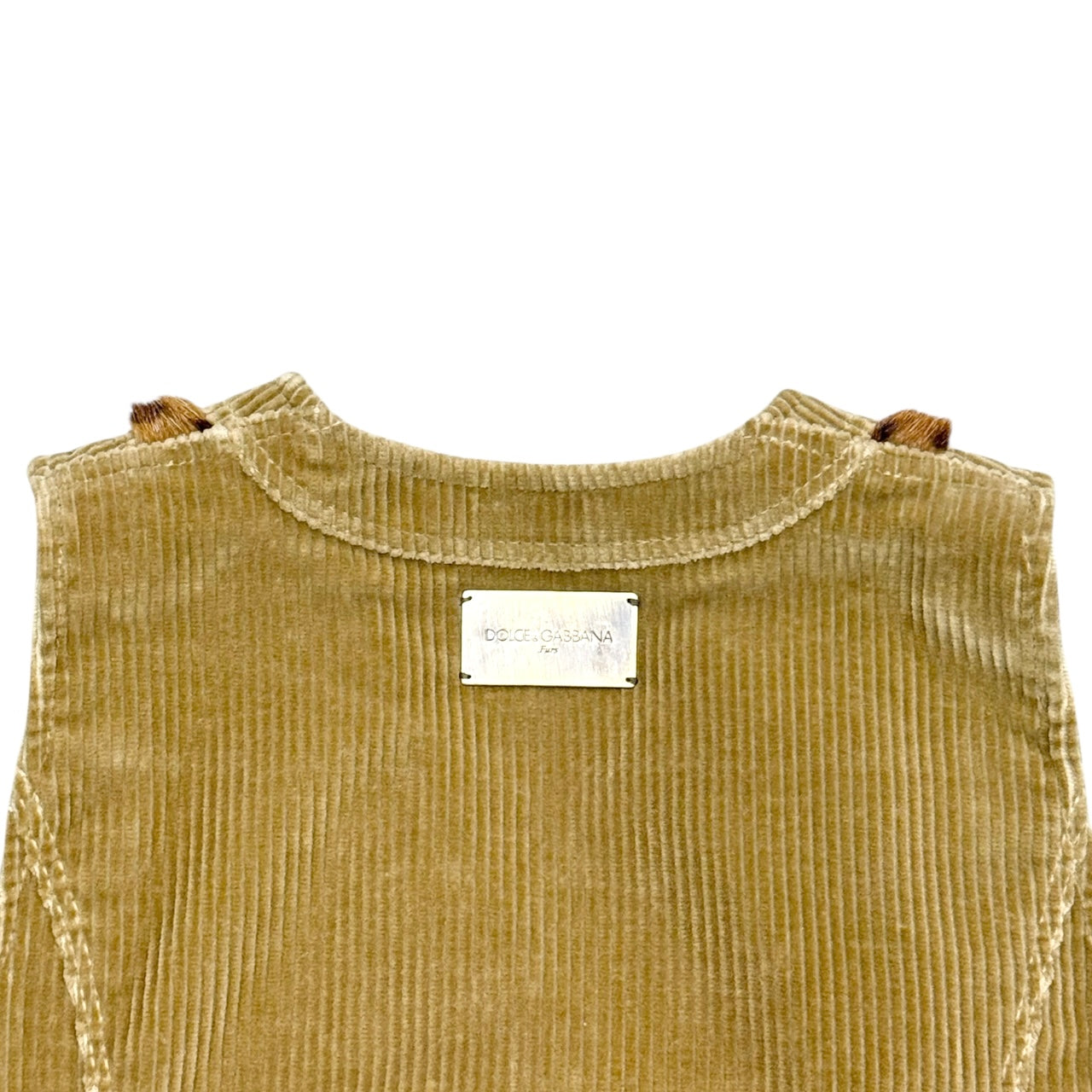 DOLCE&GABBANA WIESEL FUR VEST