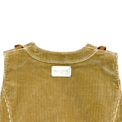 DOLCE&GABBANA WIESEL FUR VEST