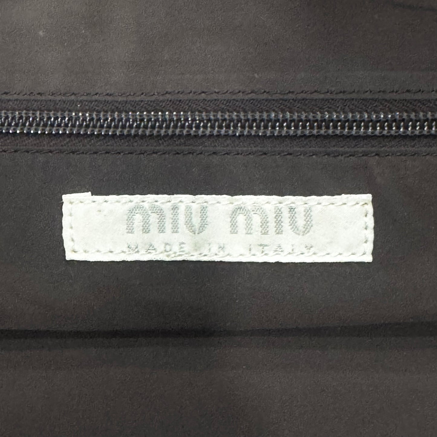 MIU MIU 2000S PURPLE RIBBON BAG