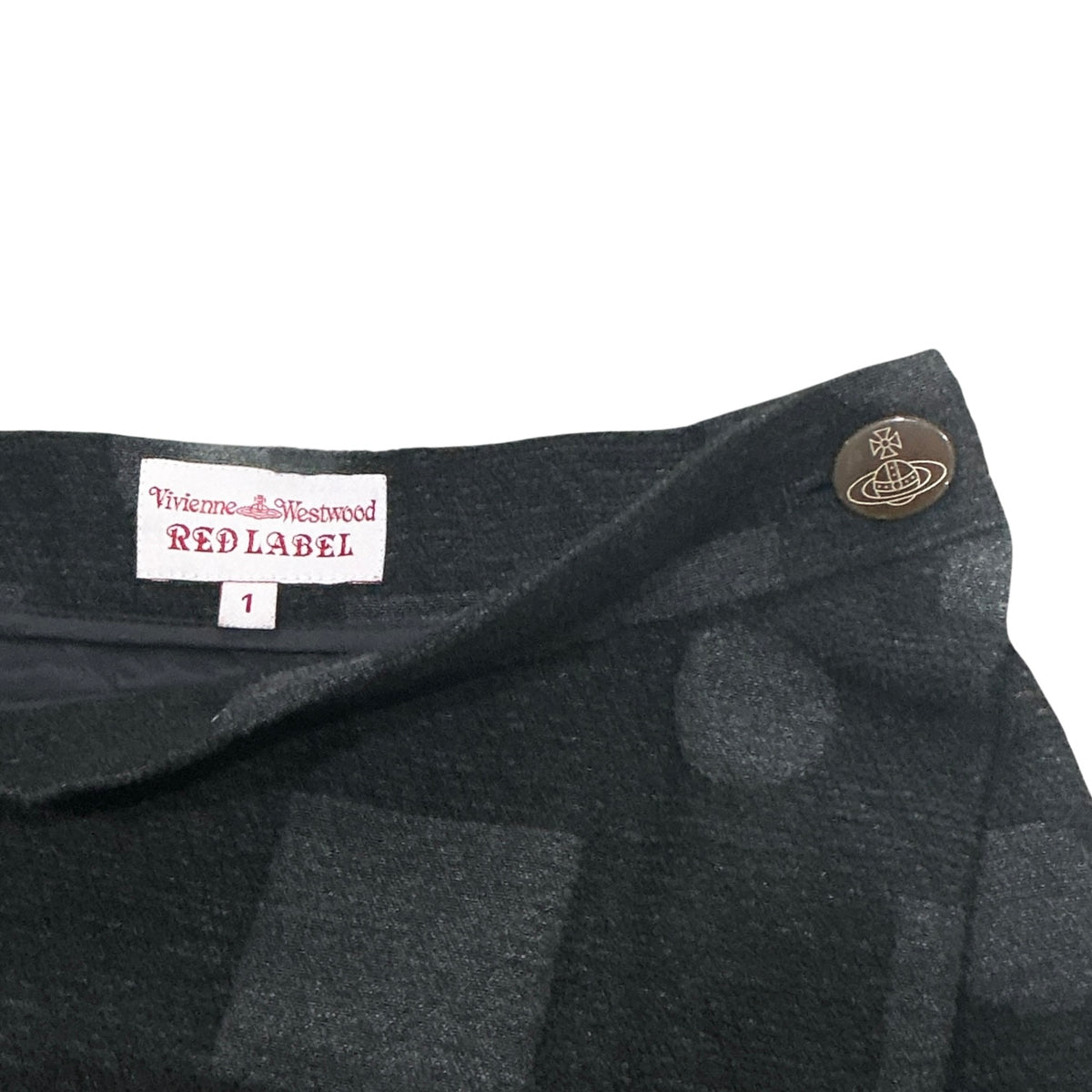 VIVIENNE WESTWOOD GREY GEOMETRY SKIRT