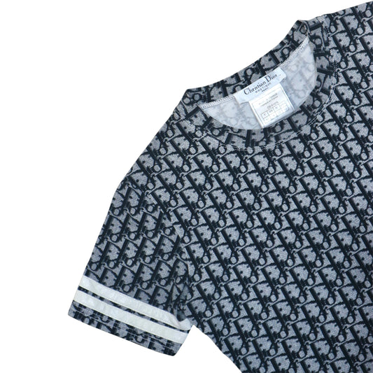 CHRISTIAN DIOR NAVY TROTTER MONOGRAM TOP