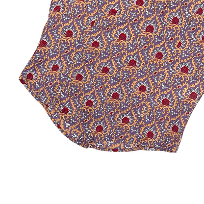 MIU MIU PURPLE FLORAL TOP