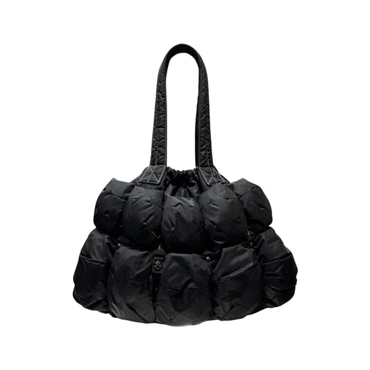 MARITHE FRANCOIS GIRBAUD BLACK NYLON POKACHU BAG