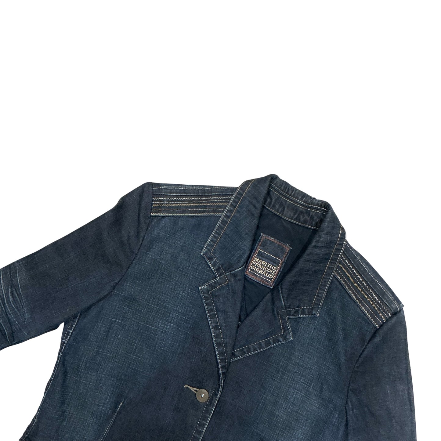 MARITHE FRANCOIS GIRBAUD DENIM BLAZER