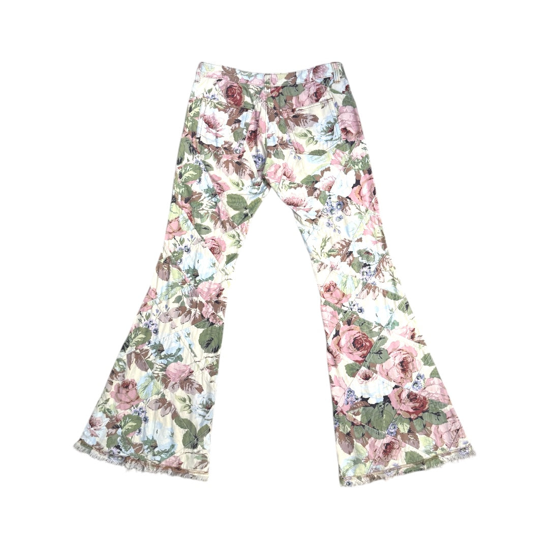 JUNYA WATANABE FLORAL FLARED PANTS