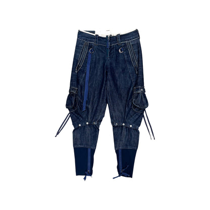 MARITHE FRANCOIS GIRBAUD DENIM CAPRIS PANTS