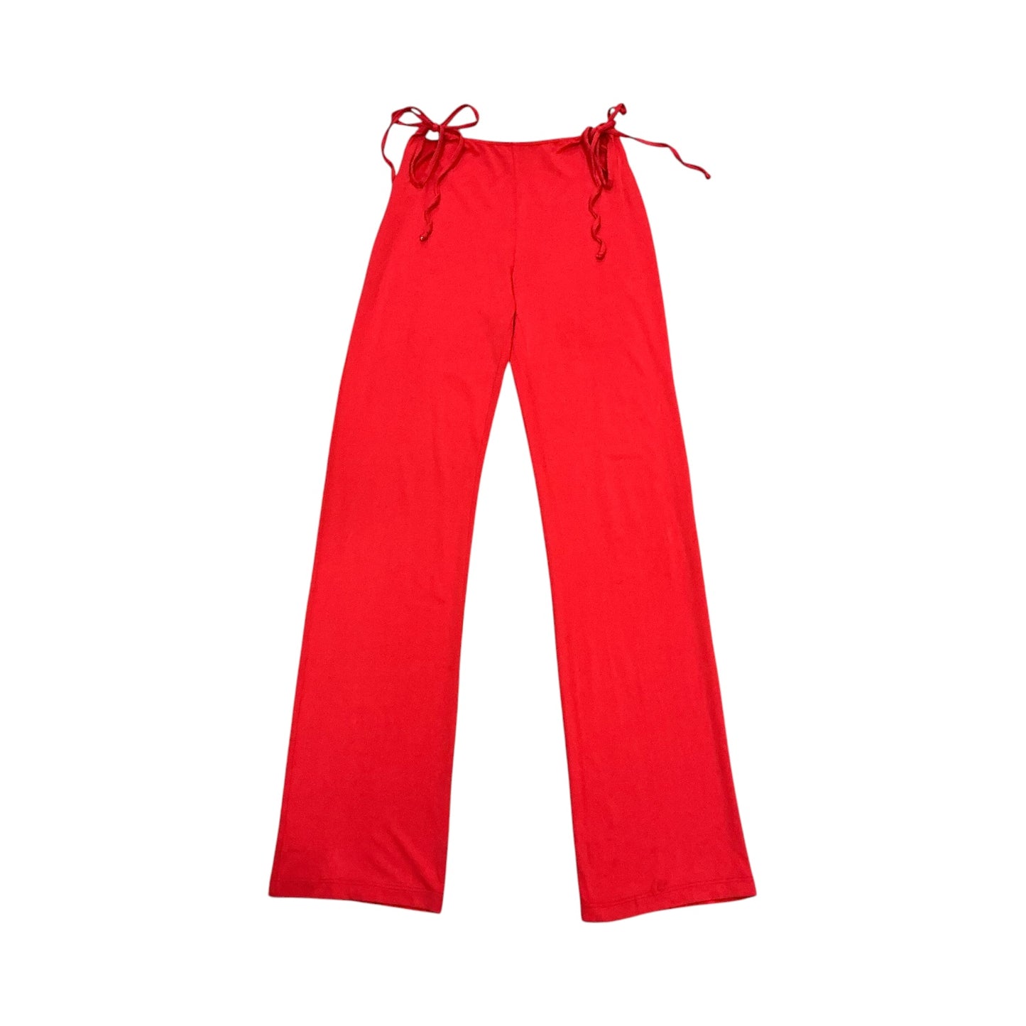 VIVIENNE WESTWOOD RED CUTOUT PANTS