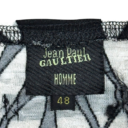 JEAN PAUL GAULTIER BLACK MESH TOP