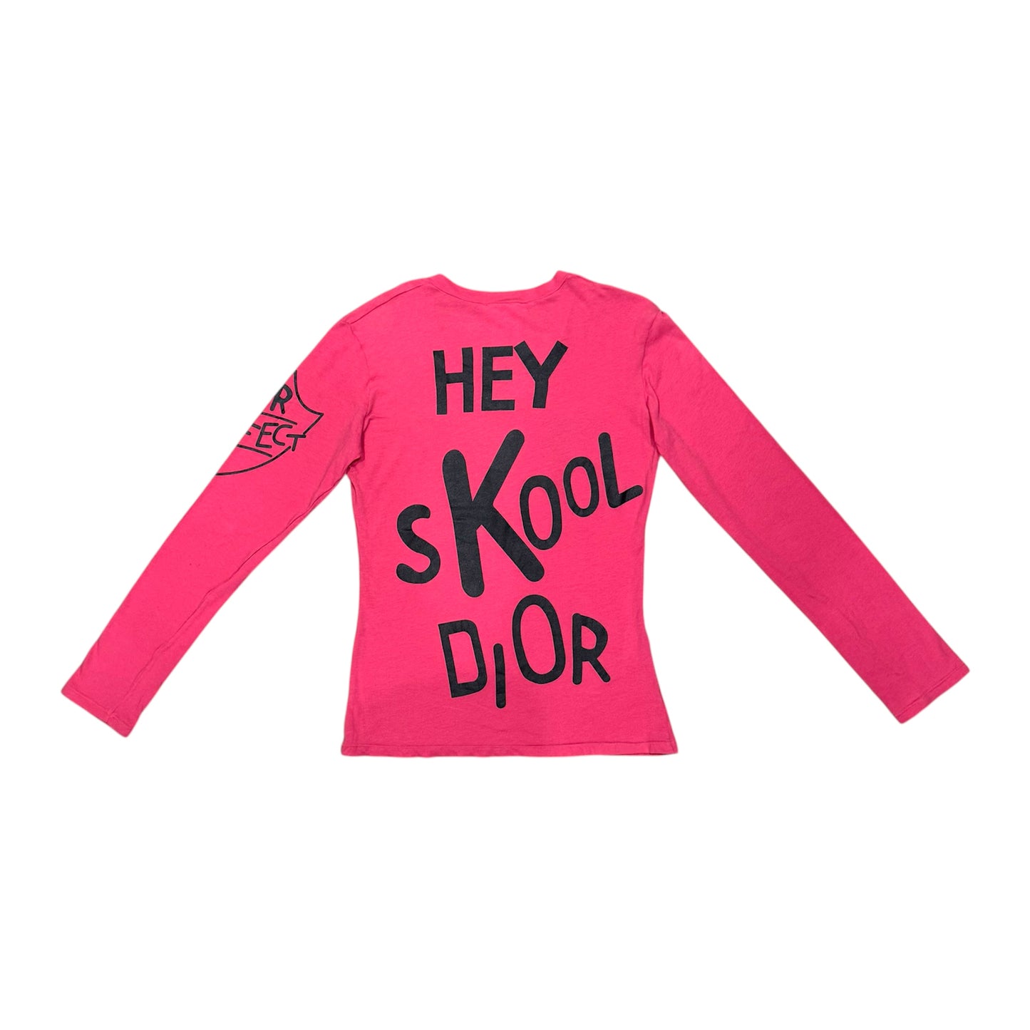 CHRISTIAN DIOR “I HEART DIOR” PINK LONG SLEEVE