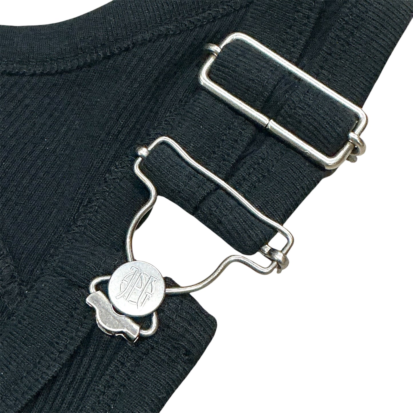 JEAN PAUL GAULTIER BLACK OVER ALL TANK TOP