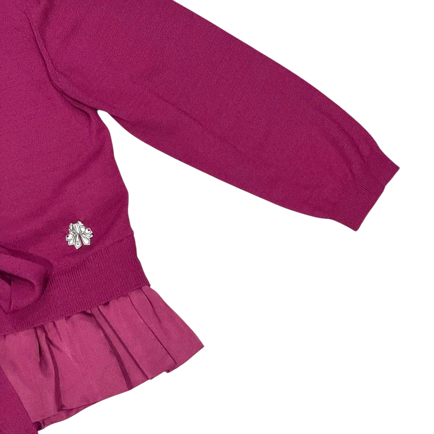 JOHN GALLIANO MAGENTA TIE CARDIGAN