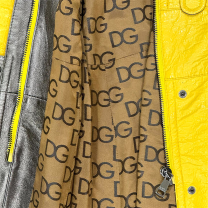 DOLCE & GABBANA 2000S YELLOW TRENCH COAT