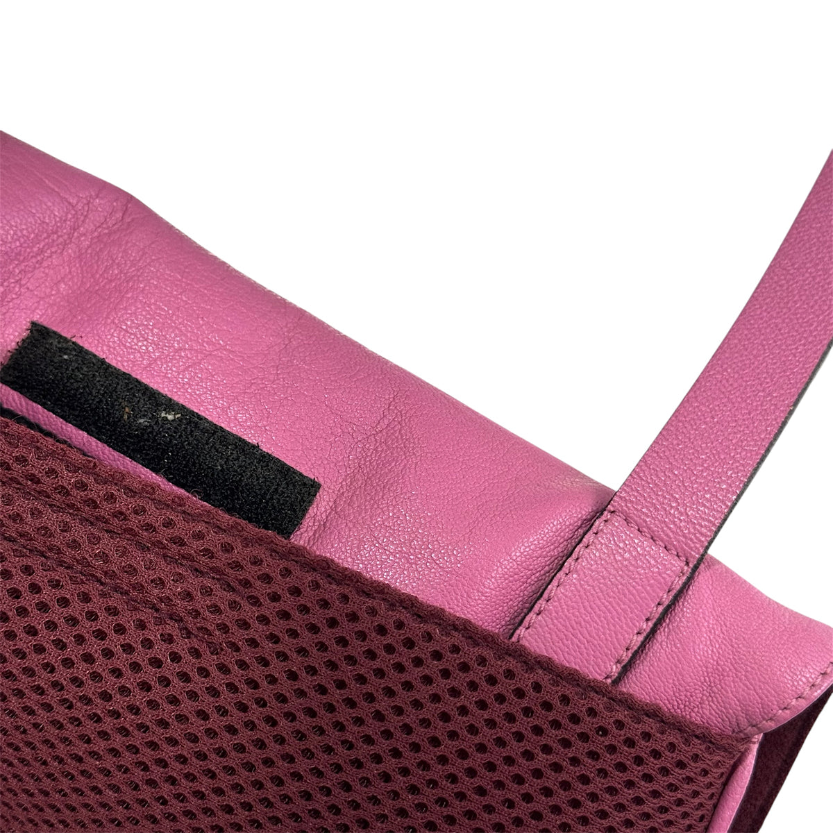 MIU MIU SS2000 PINK LEATHER SHOULDER BAG