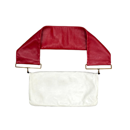PRADA SS2001 MULTICOLOUR LEATHER FLAP BAG