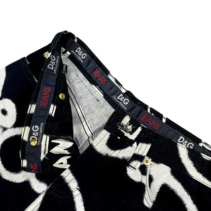 DOLCE & GABBANA 2000S GRAFFITI PANTS