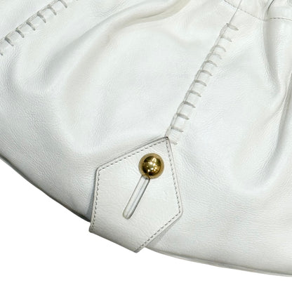 YEES SAINT LAURENT MOMBASA IVORY HANGBAG