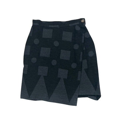 VIVIENNE WESTWOOD GREY GEOMETRY SKIRT