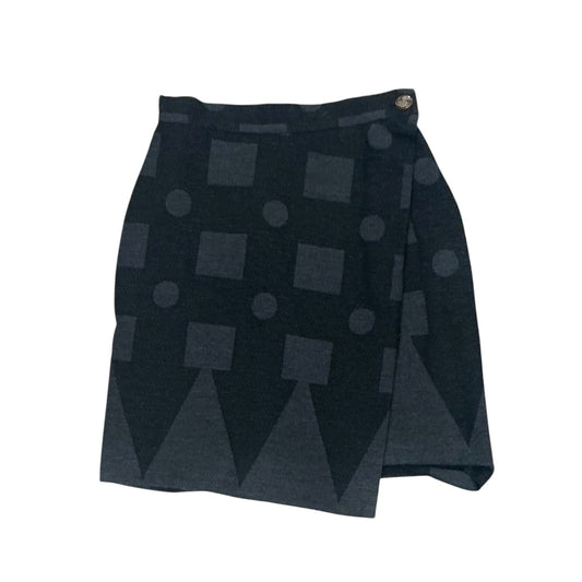 VIVIENNE WESTWOOD GREY GEOMETRY SKIRT