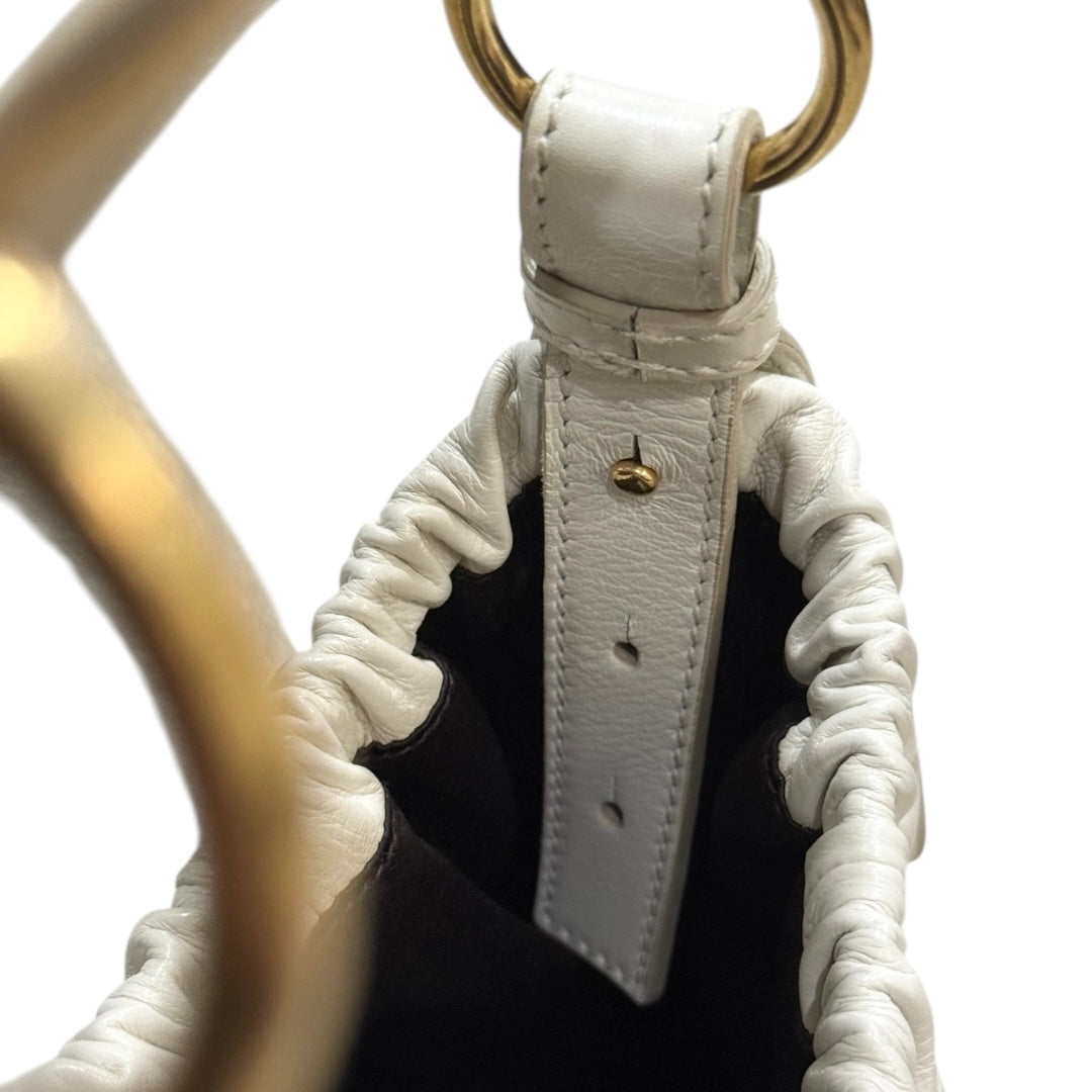 YEES SAINT LAURENT MOMBASA IVORY HANGBAG