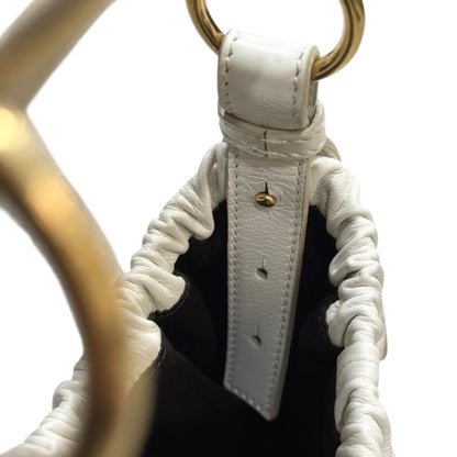 YEES SAINT LAURENT MOMBASA IVORY HANGBAG