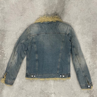 Diesel jean jacket Fur Faux