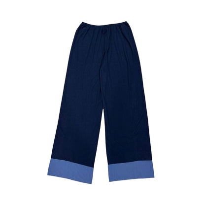 JEAN PAUL GAULTIER MESH NAVY PANTS